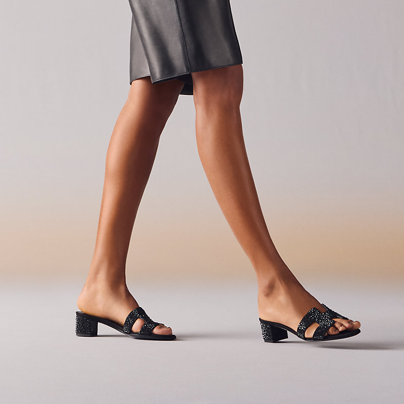 Oasis sandal - Black | Hermès USA