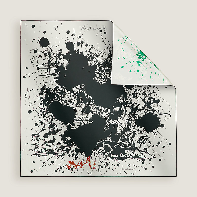 Cheval Surprise double face scarf 90 | Hermès USA