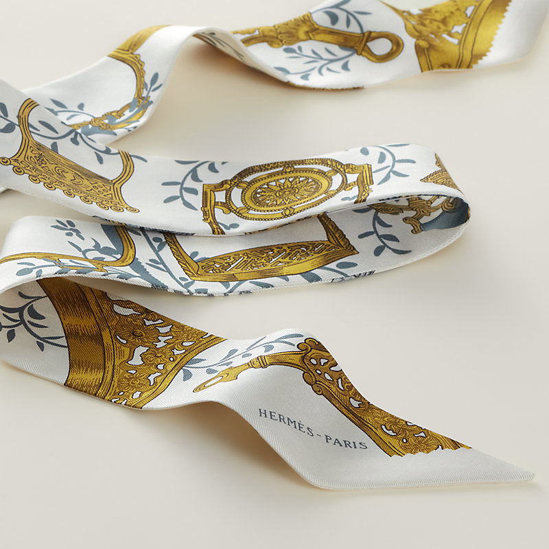 Etriers Remix Twilly - White | Hermès Finland