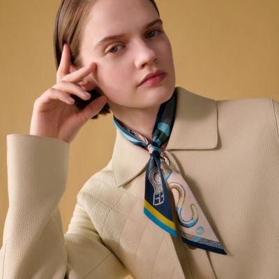 カレ 90 《ジャングル・ラブ》 - ブルー | Hermès - エルメス-公式サイト