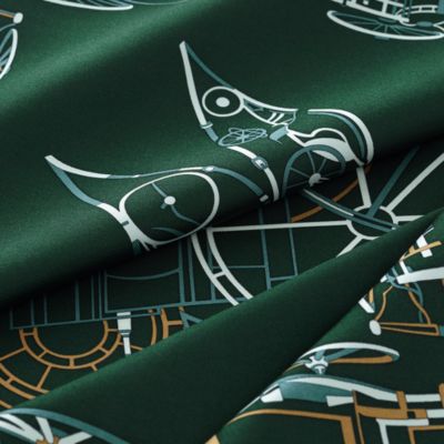 カレ 90 《コンプリケーション・エケストル》 - グリーン | Hermès