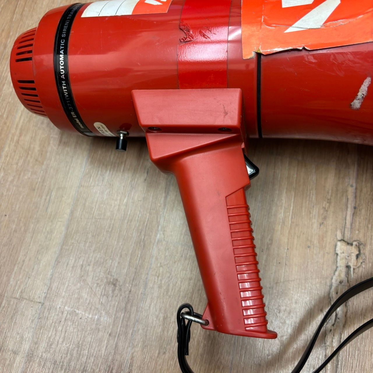 123 ジャンク TOA ER-371 非常サイレン付きトランジスターメガホン