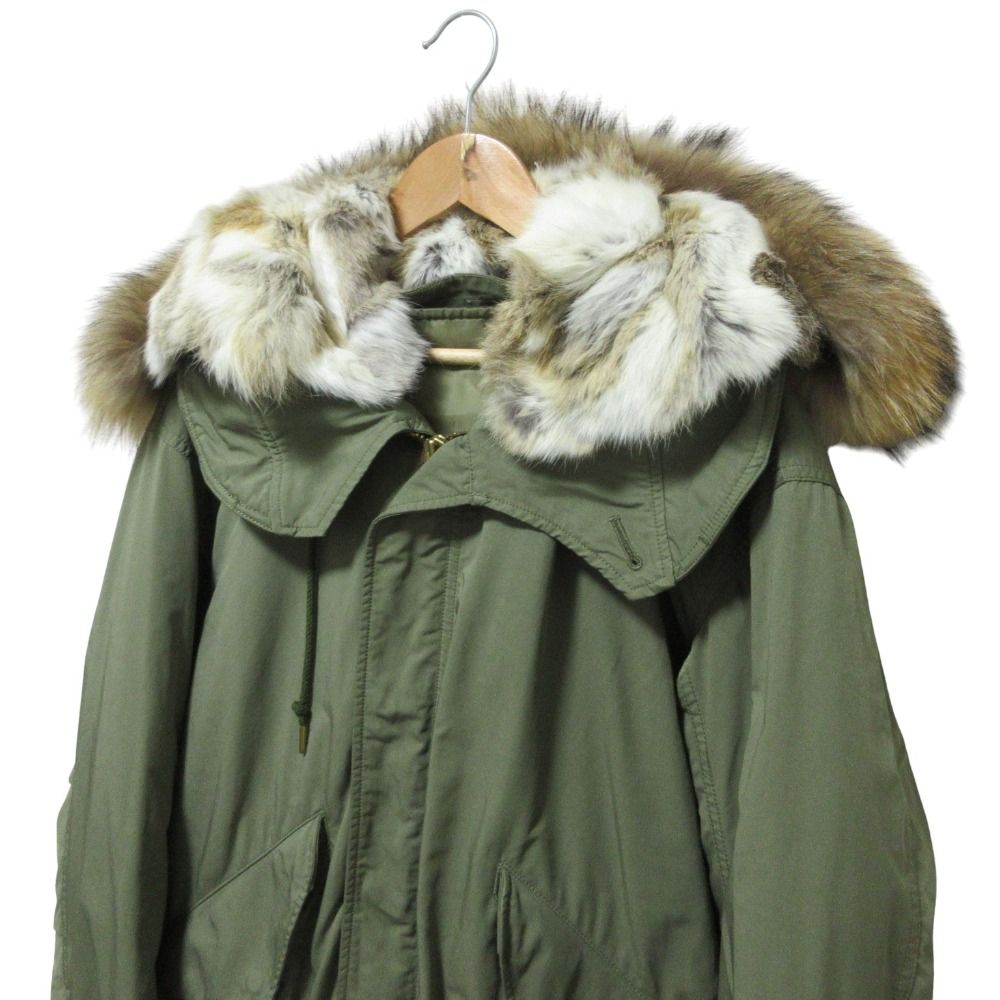 美品 Deuxieme Classe ドゥーズィエムクラス ラビットラクーンファー