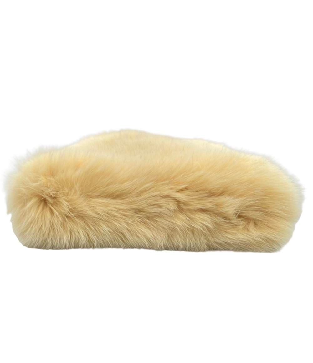 美品 ラドロー ハンドバッグ 巾着バッグ ファー レディース LUDLOW