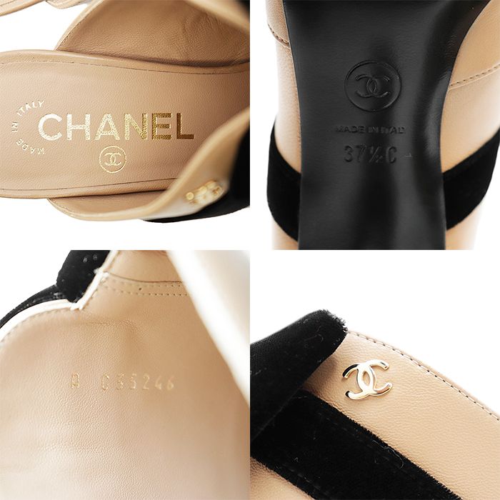 新品同様】CHANEL シャネル ミュール レディース サイズ 37.5C G35246