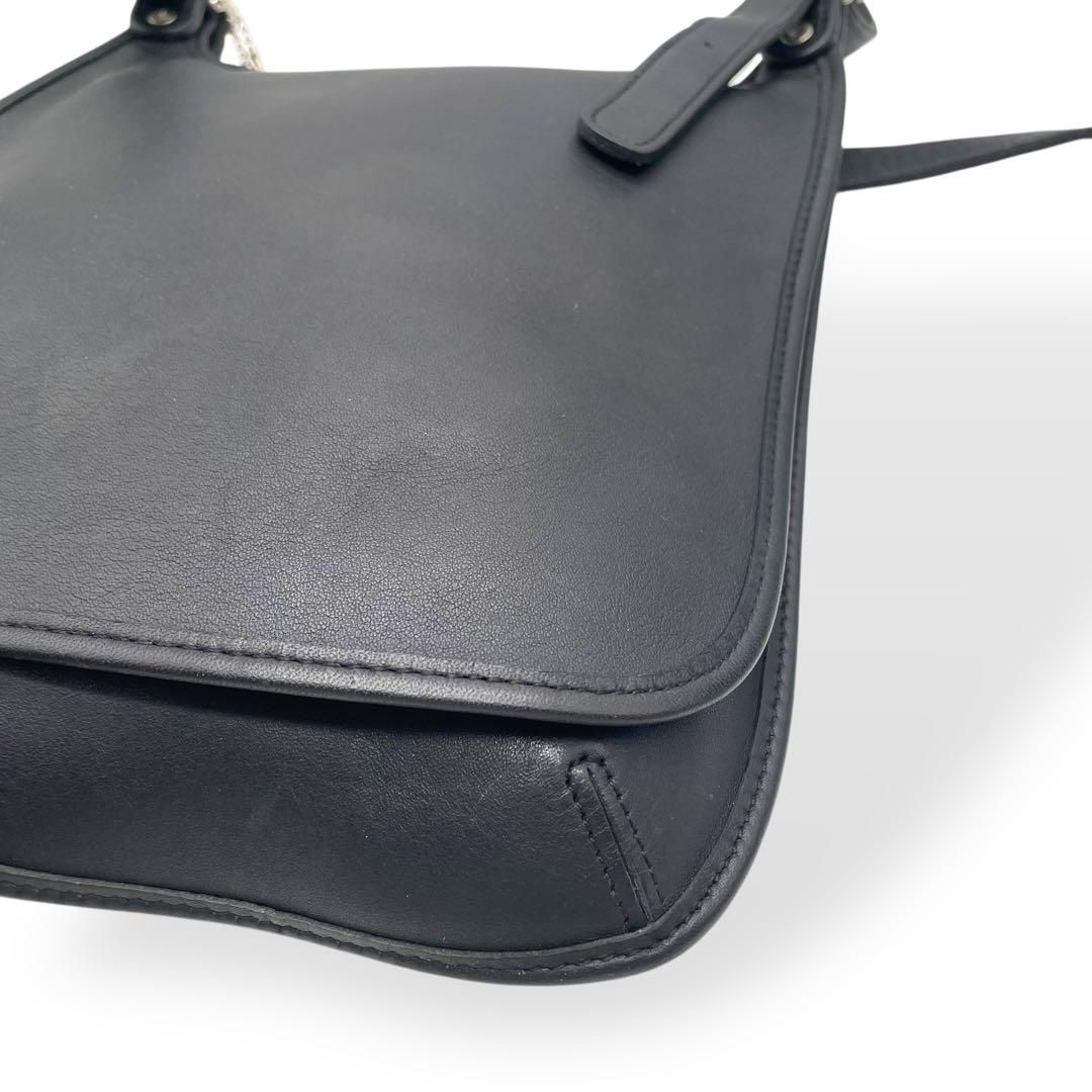 極美品 COACH オールドコーチ グラブタンレザー ショルダーバッグ