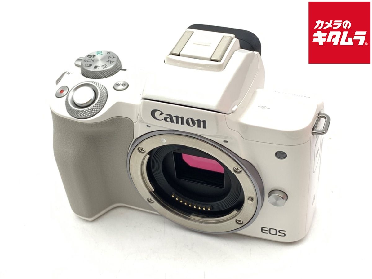 中古】 【良品】 キヤノン EOS Kiss M ボディ ホワイト - メルカリ