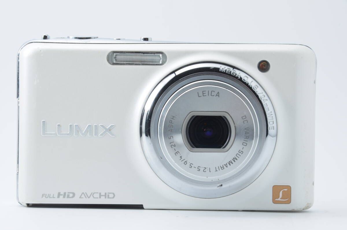 ☆動作品☆ パナソニック PANASONIC DMC-FX77 ホワイト コンパクト