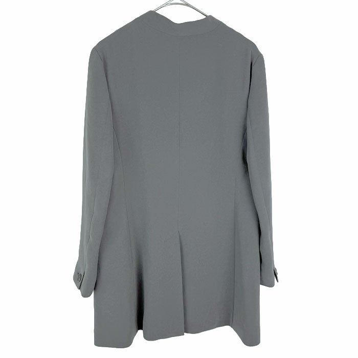 theory luxe セオリーリュクス ノーカラー ジャケット グレー 38