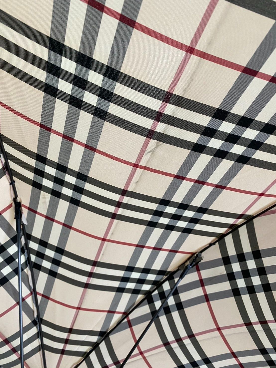 BURBERRY バーバリー ノバチェック 雨傘 長傘 ベージュ レディース