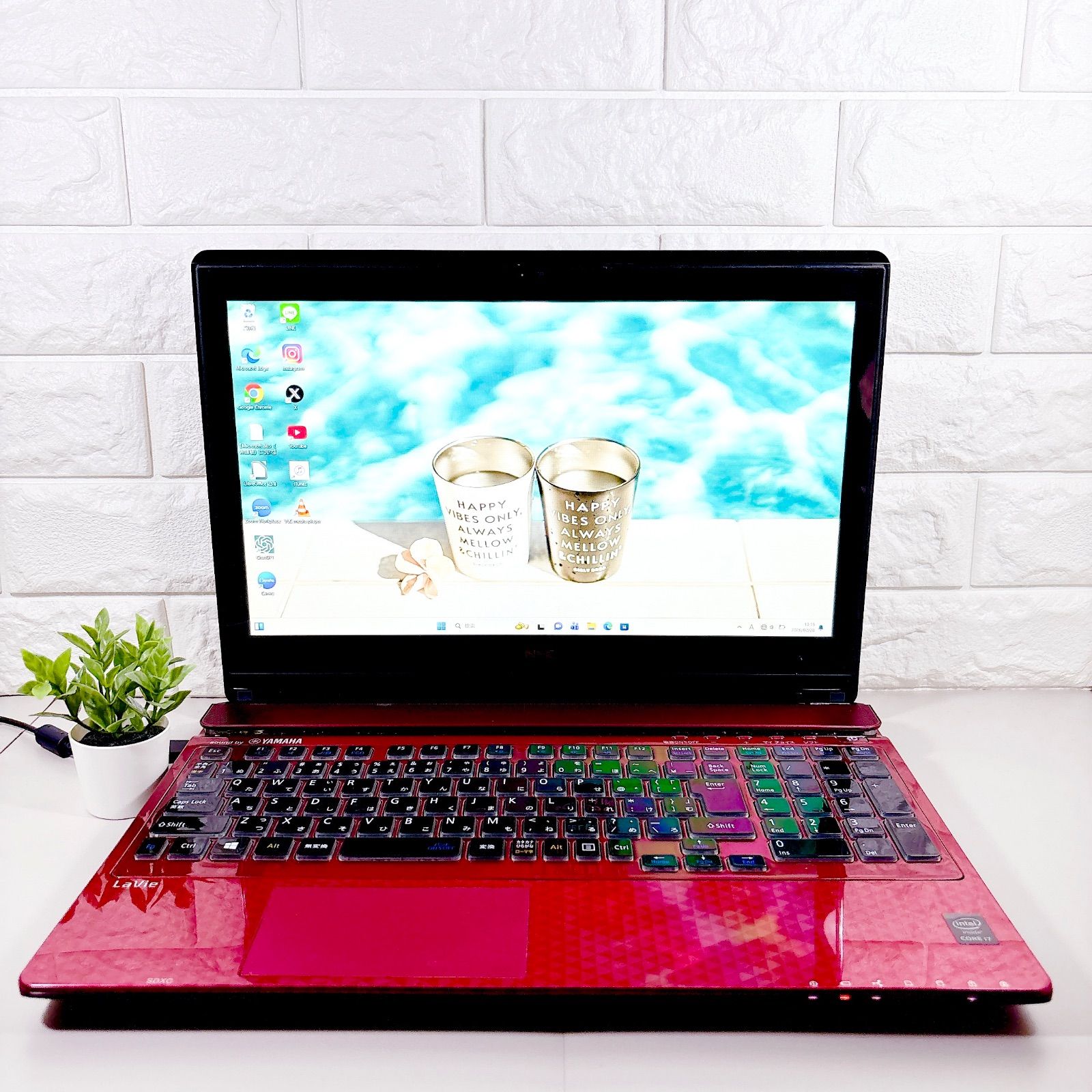 高性能Core i7✨タッチパネル 快適SSD メモリ8GB WEBカメラ Bluetooth