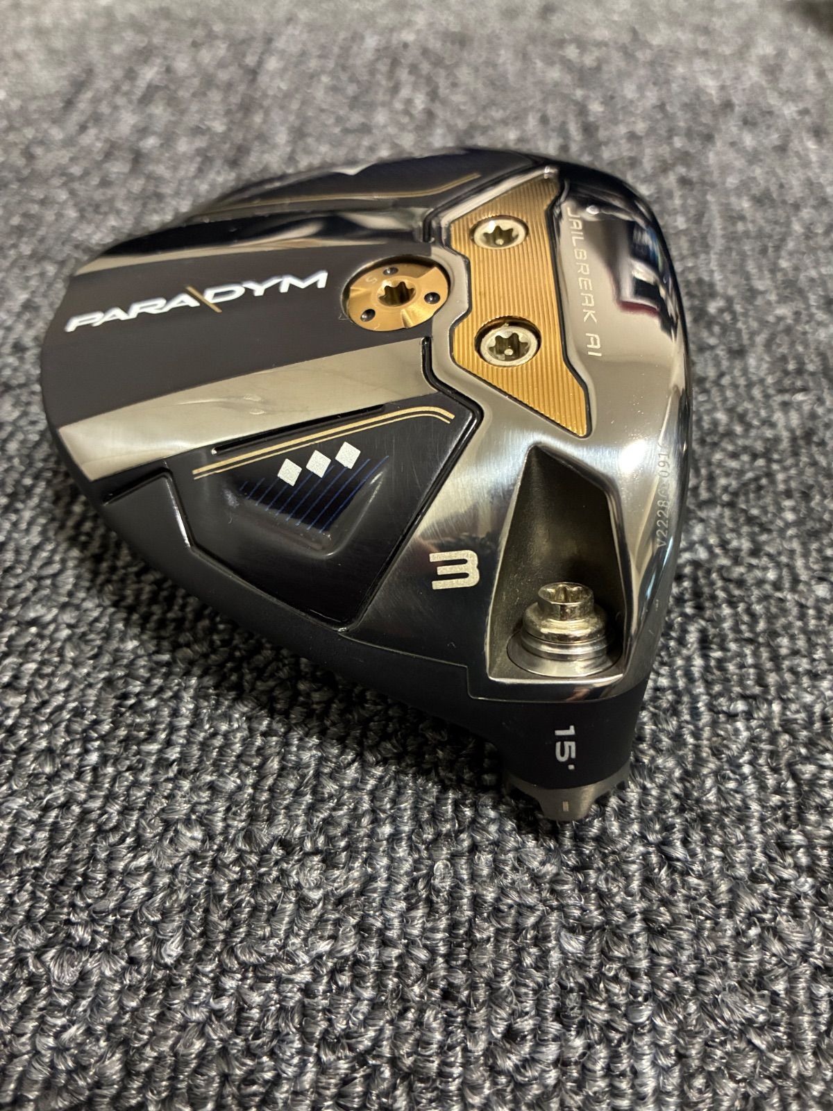 美品）キャロウェイ パラダイム トリプルダイヤモンド 3W用 ヘッドのみ