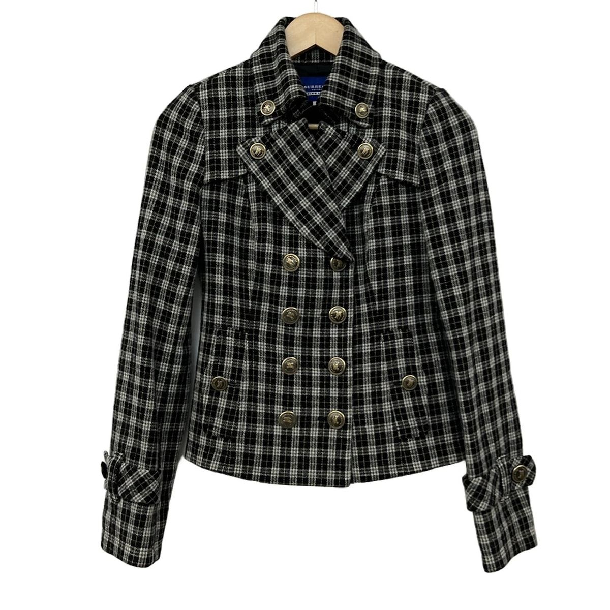 バーバリーブルーレーベル コート サイズ38 M レディース美品 - 黒