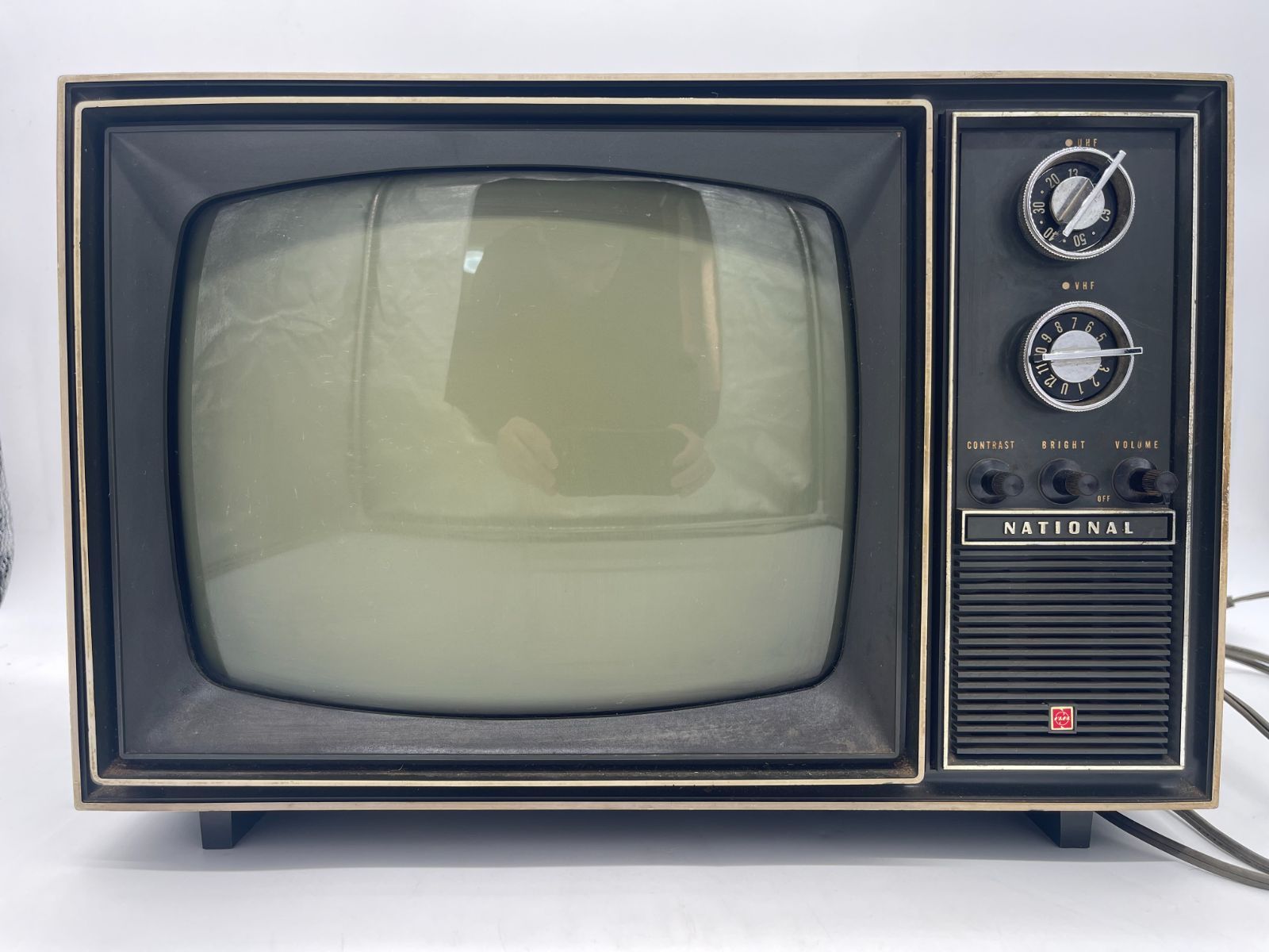 National ナショナル トランジスタ テレビ TR-712 白黒テレビ 昭和