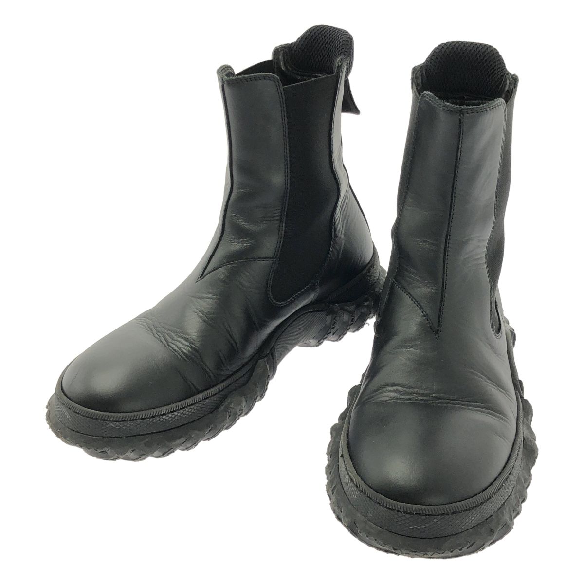 MARNI / マルニ | レザー サイドゴアブーツ | 38 | ブラック