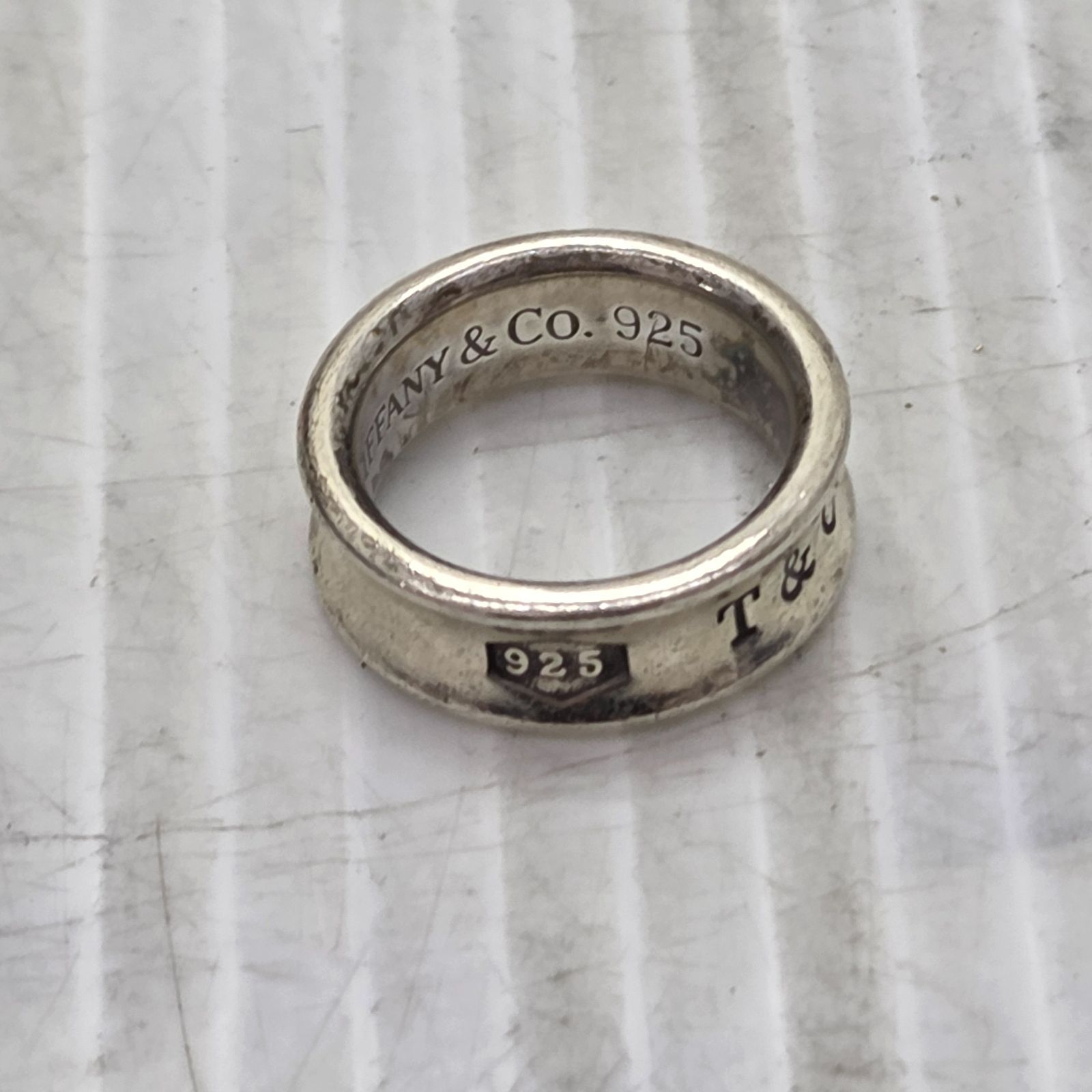 3 S02570 TIFFANY & Co. ティファニー 1837 ナロー リング 指輪 SV925