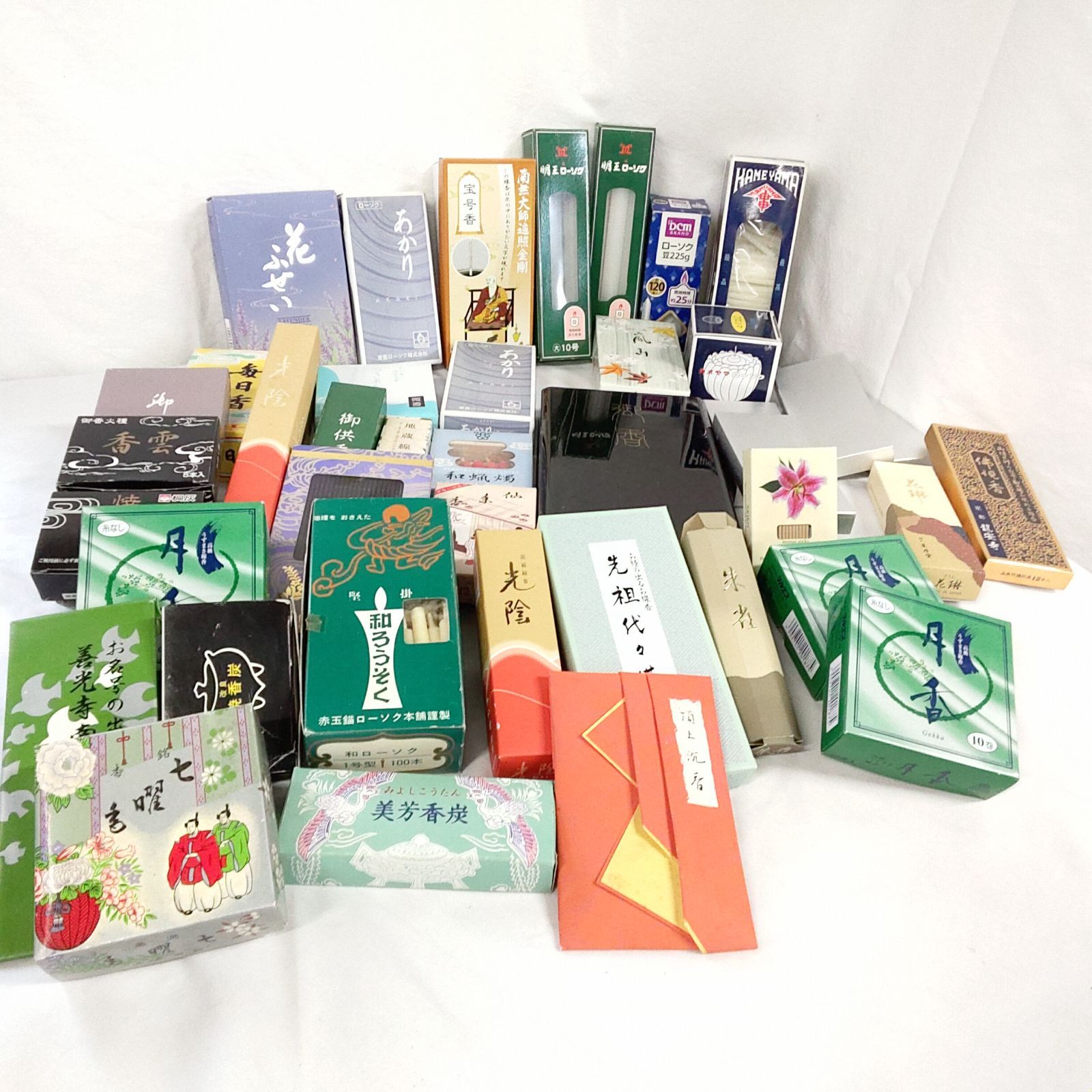 未使用 一部使用品含む 線香 ロウソク T641 - メルカリ