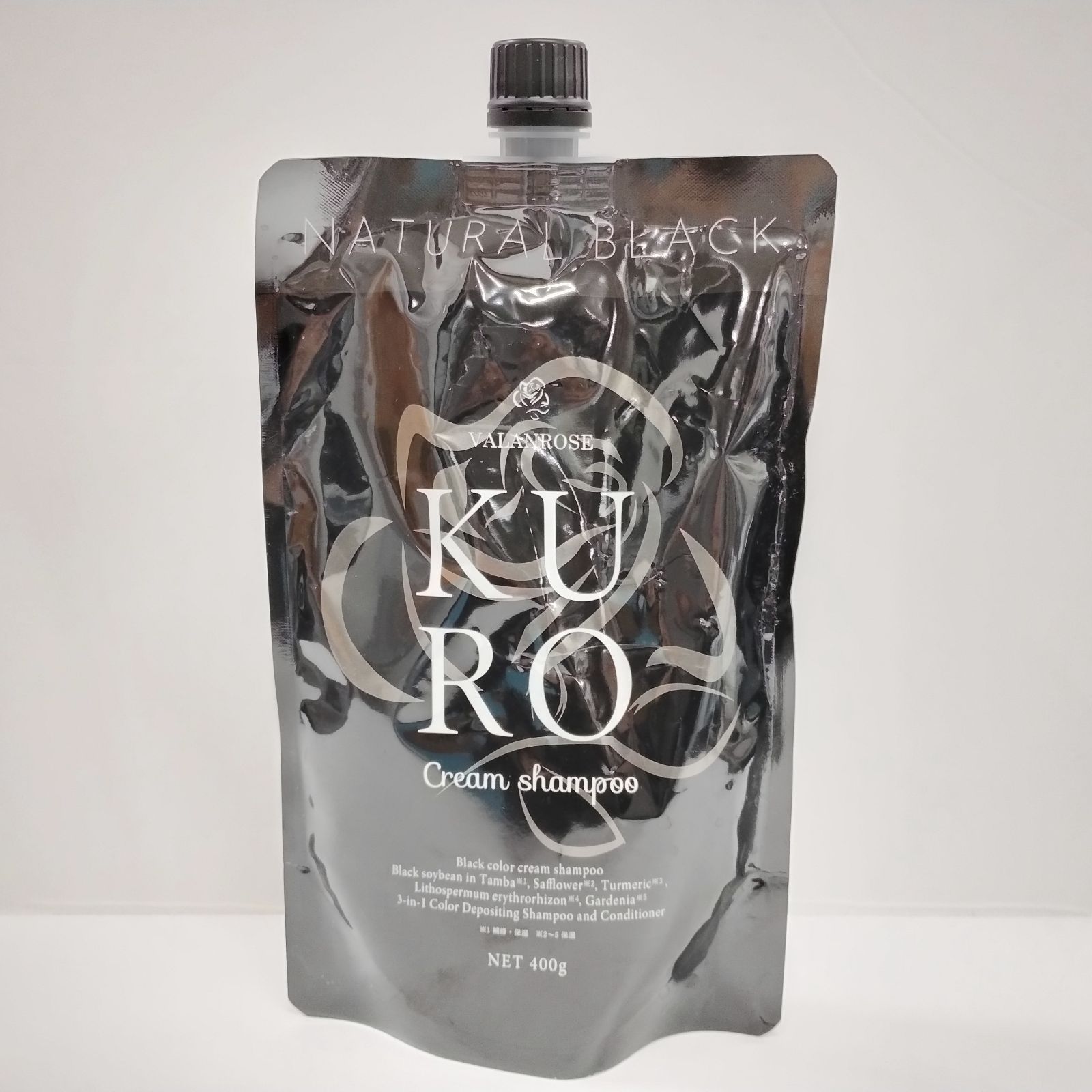 Y4477 K VALANROSE VR クロクリームシャンプー ナチュラルブラック