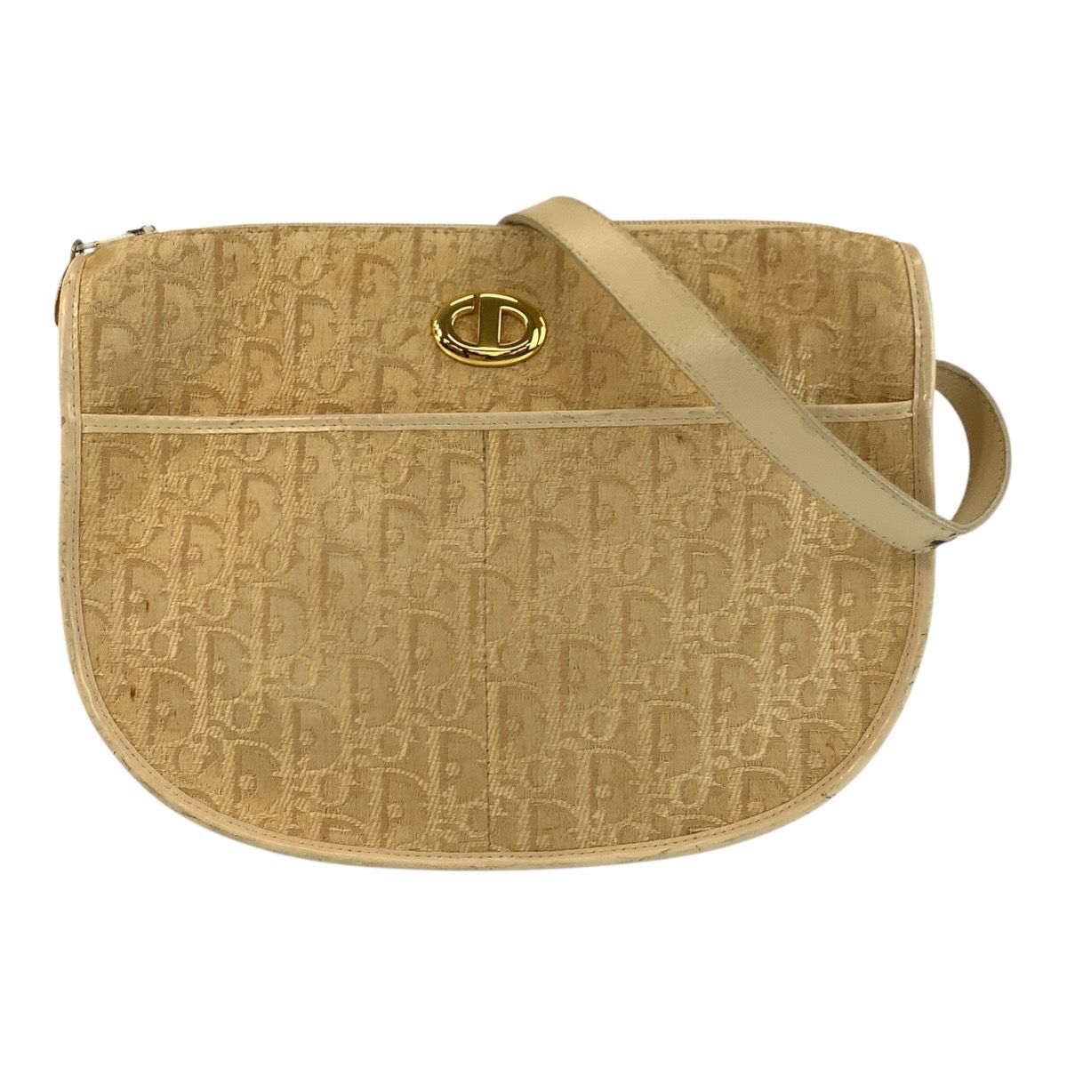 Christian Dior クリスチャンディオール トロッター ベージュ ゴールド