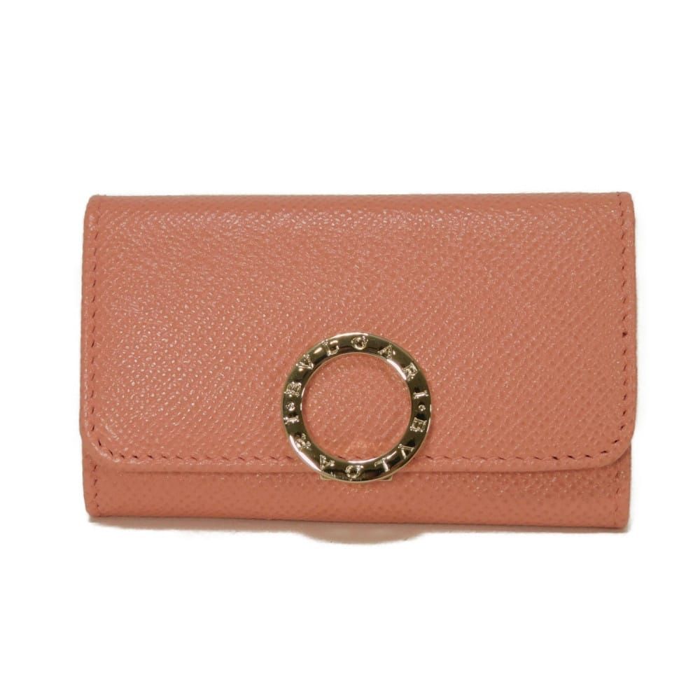 BVLGARI ブルガリ クリップ キーホルダー 6連 フック ボルドー バイ