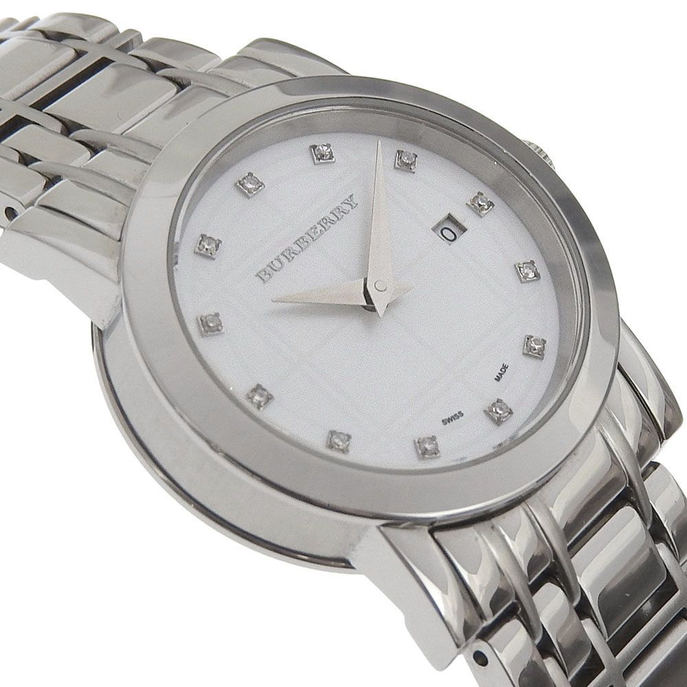 BURBERRY】バーバリー ヘリテージ 12Pダイヤ BU1370 ステンレス