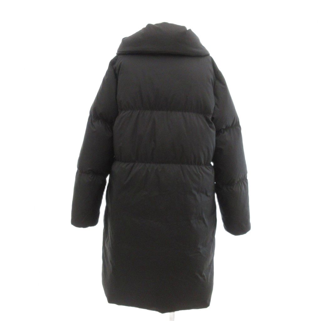 セオリー Theory KENDON HEAVENLY ダウンコート ロング L 黒 ブラック