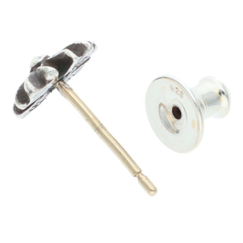 クロムハーツ No2 CH PLS/CHプラススタッド シルバーピアス メンズ