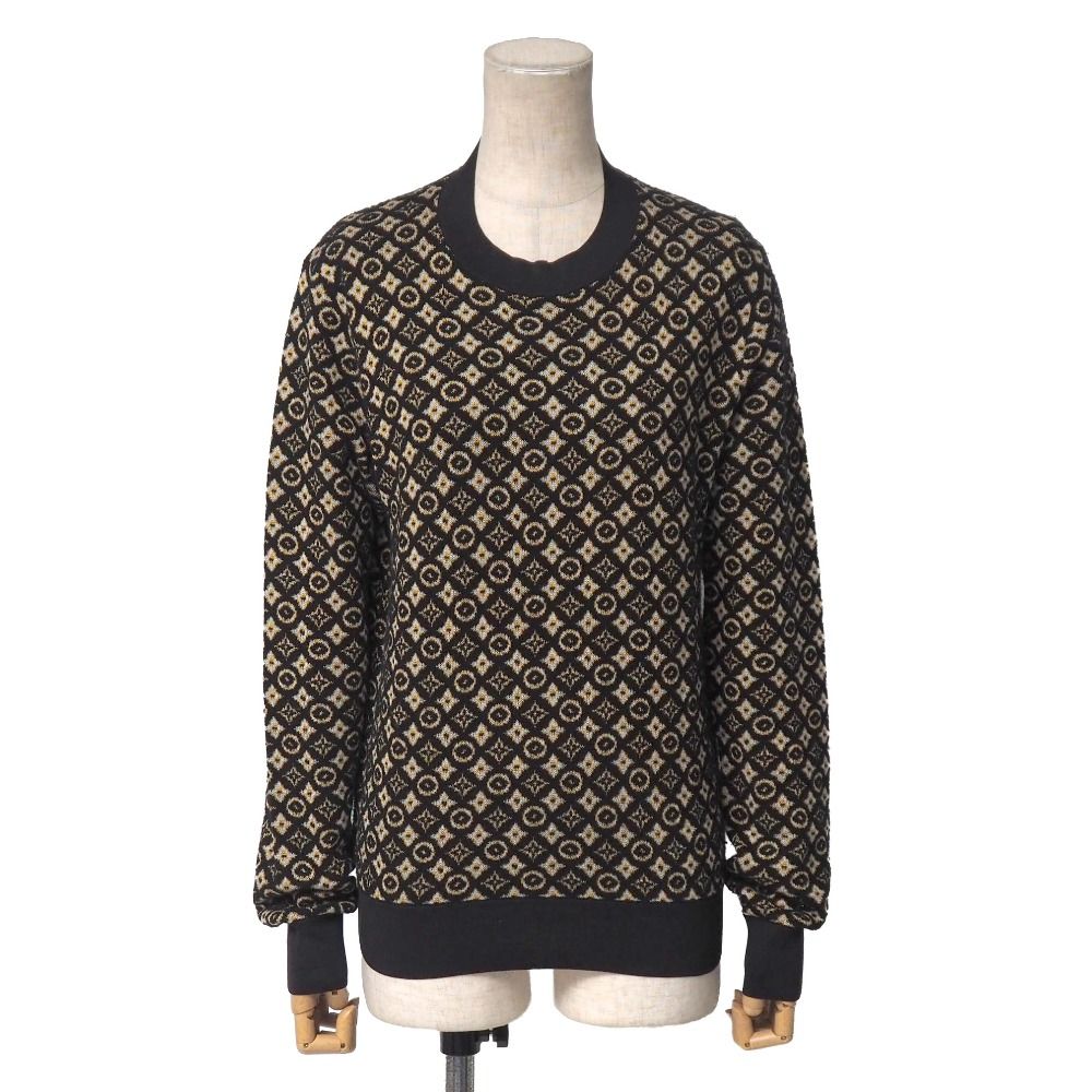 □美品□LOUIS VUITTON ルイ・ヴィトン ニット サイズM モノグラム