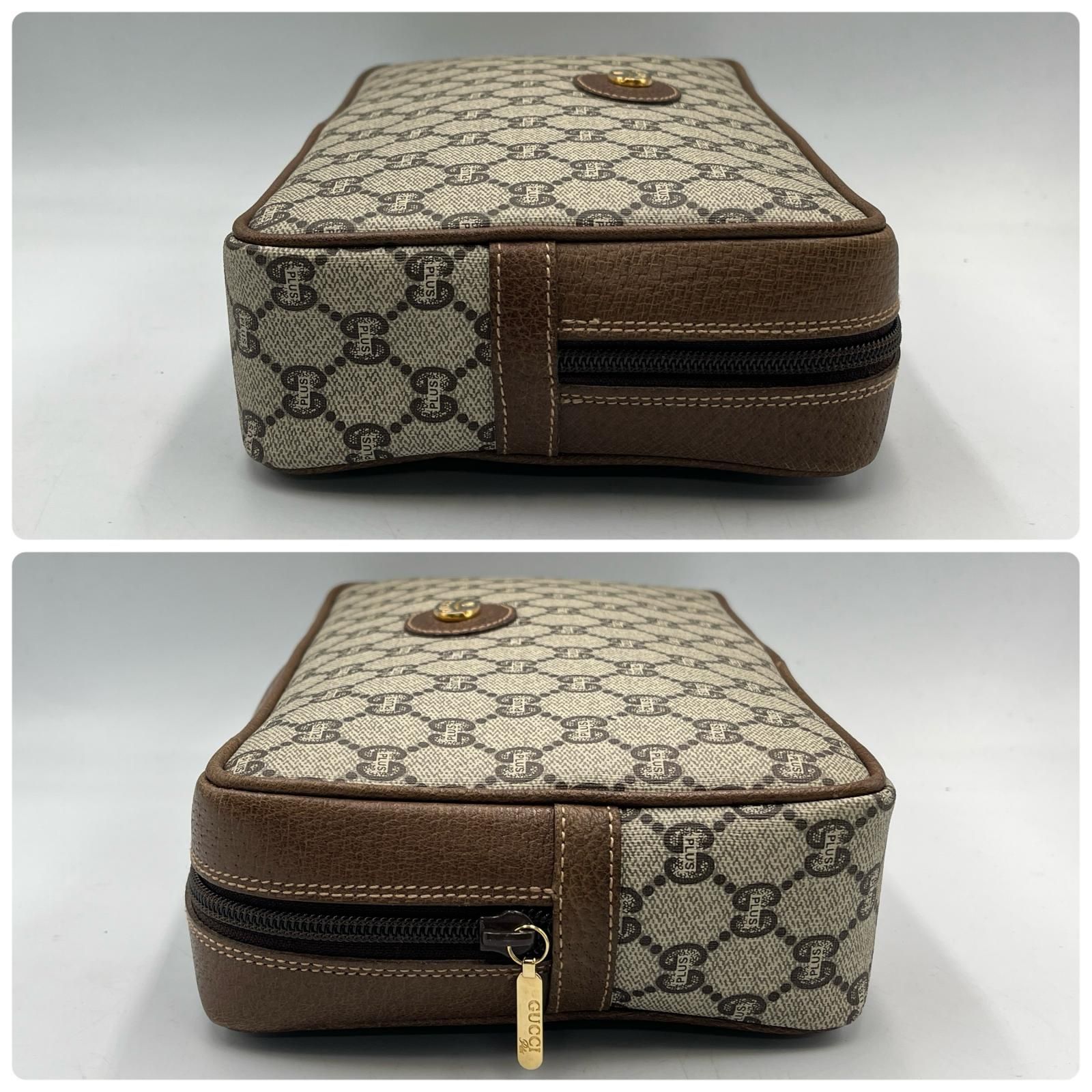 ☆ グッチ GUCCI クラッチバッグ グッチプラス GG柄 GGキャンバス