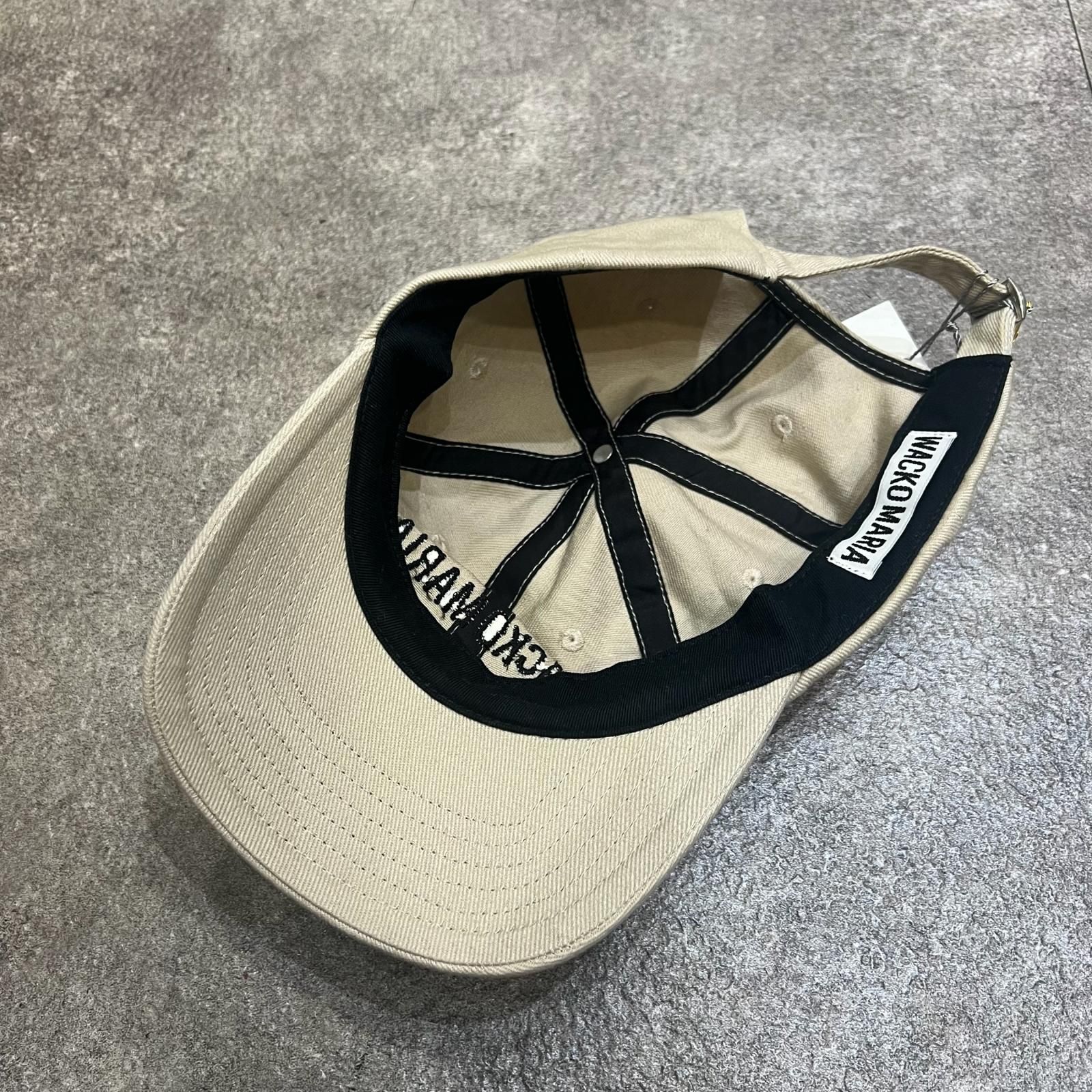 WACKO MARIA 6PANEL CAP 刺繍キャップ キャップ ワコマリア 25SSE-WMA