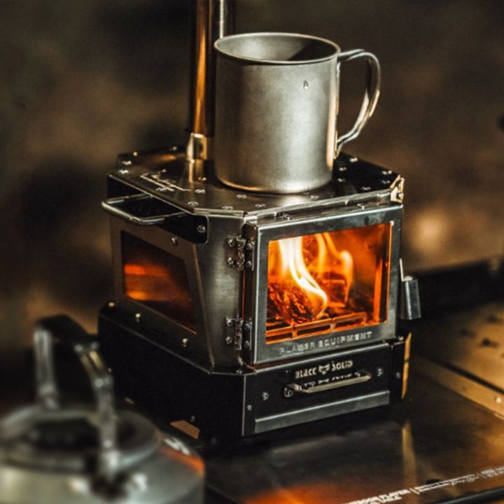 中古】【1回使用 美品】【BLACKSOLID】卓上3WAYミニストーブ 【追加
