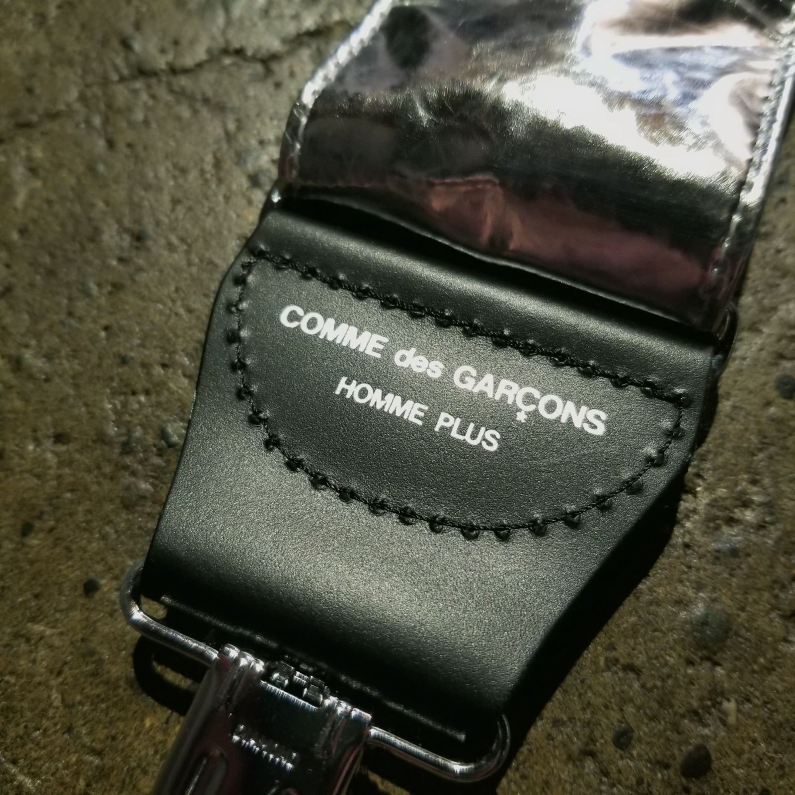 COMME des GARCONS HOMME PLUS 21ss メタリック サスペンダー