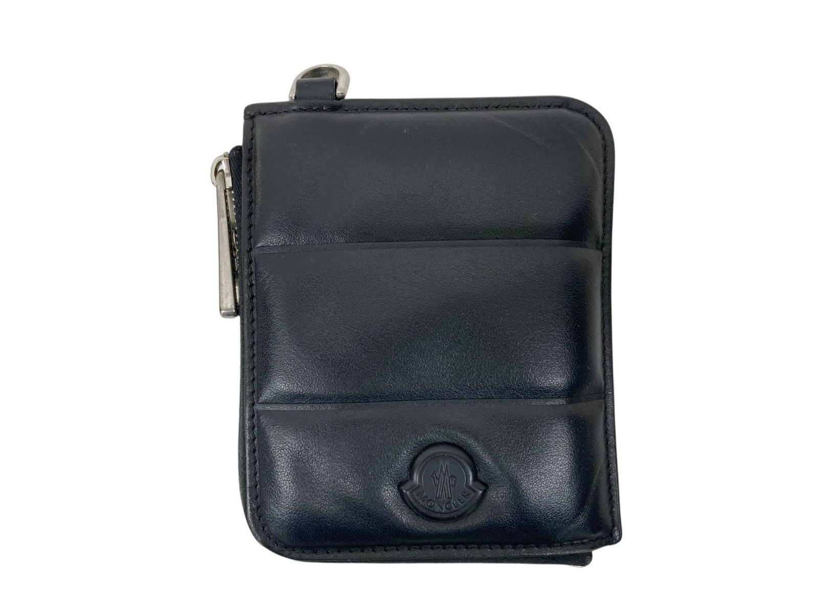 MONCLER (モンクレール) NEW FLAT WALLET SMALL レザー フラット