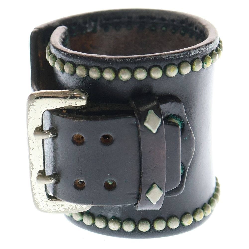 WOLF'S HEAD (ウルフズヘッド) 70mm スタッズ レザー ブレスレット