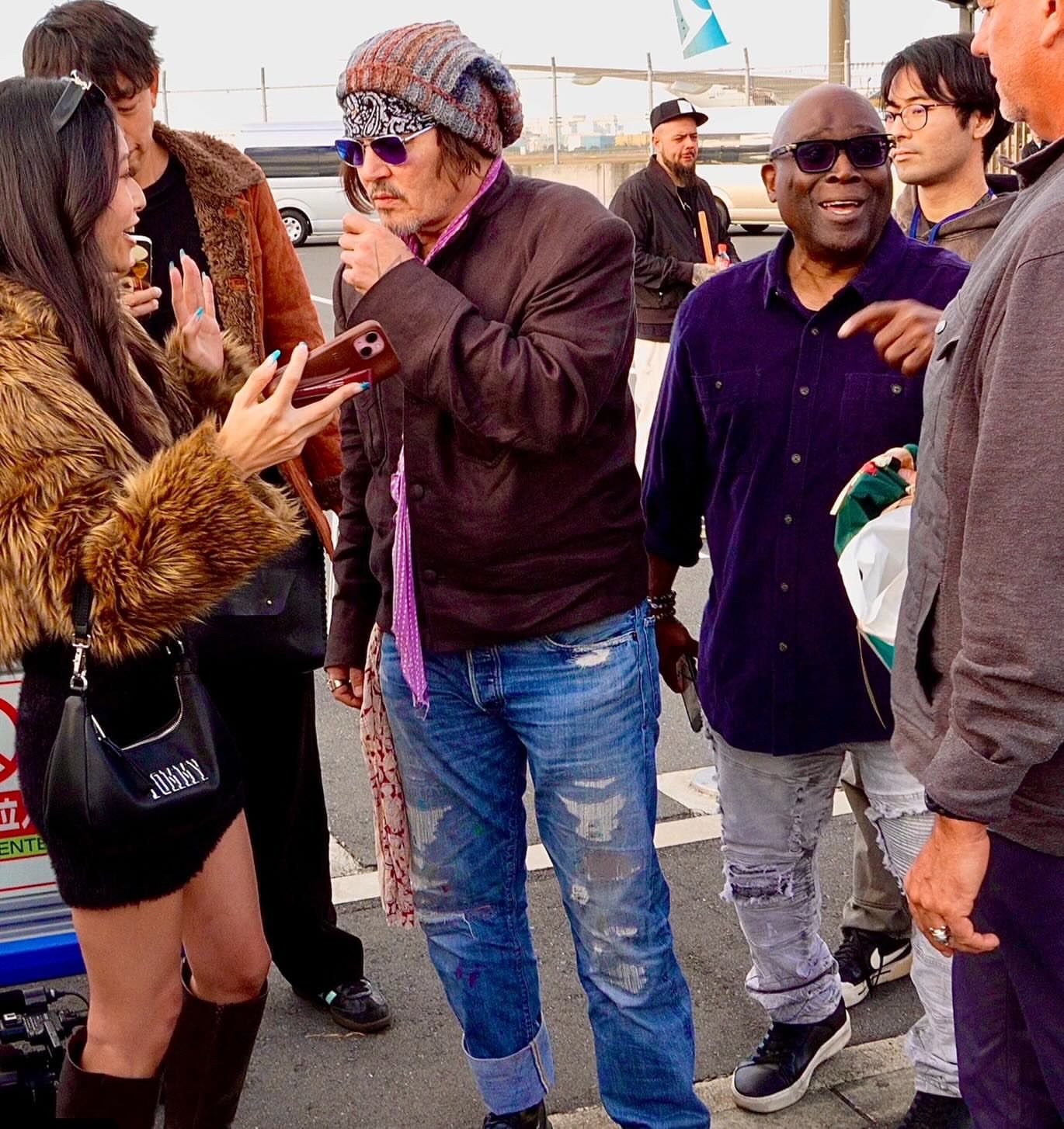 新品 ジョニーデップ コミコン撮影会着用 RRL ラルフローレン ダメージ