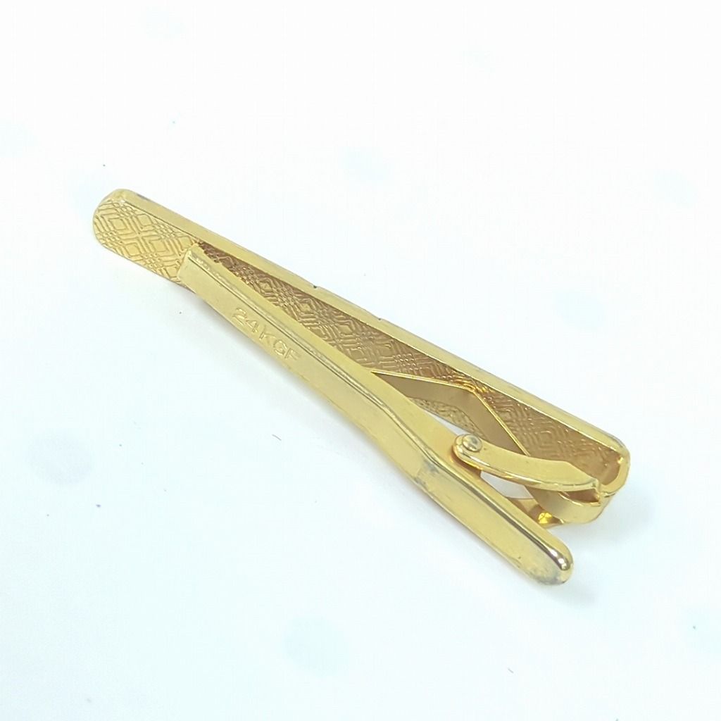 Cartier カルティエ ネクタイピン ロゴ 24KGF - メルカリ