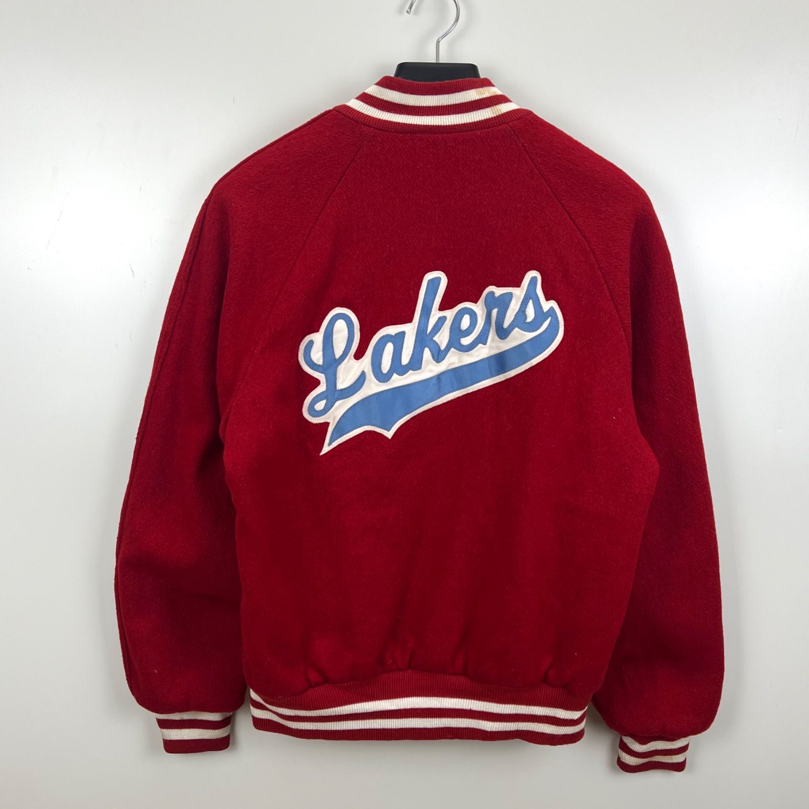 DEERFOOT 70s USA vintage melton varsity jacket M ディアフット