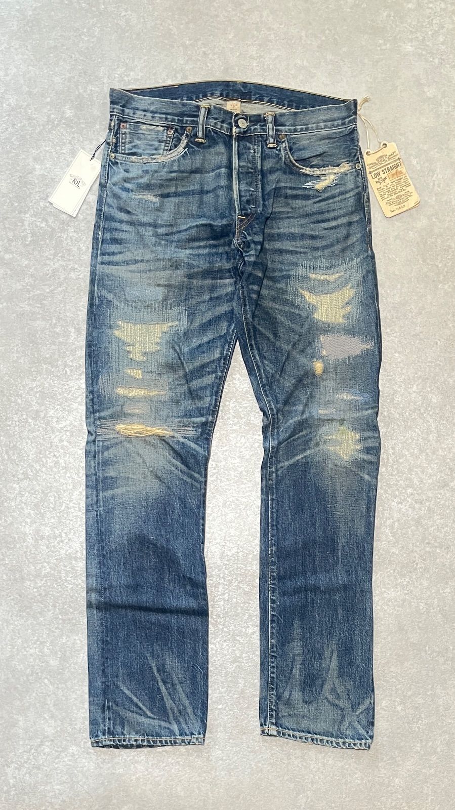 新品 ジョニーデップ コミコン撮影会着用 RRL ラルフローレン ダメージ