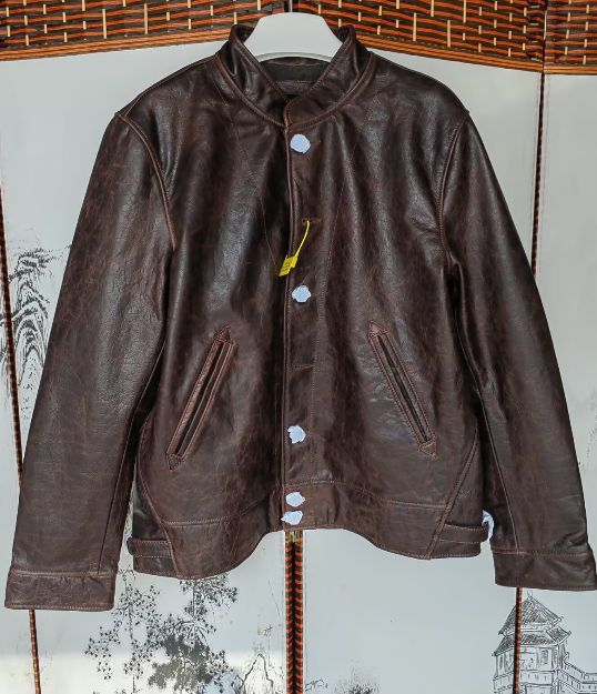 0.9mm ホースハイド 復刻30's A-1タイプ アインシュタイン 柔らかめ 革