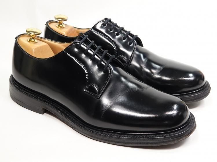 842 / 1227 美品 チャーチ シャノン ブラック ポリッシュドバインダー