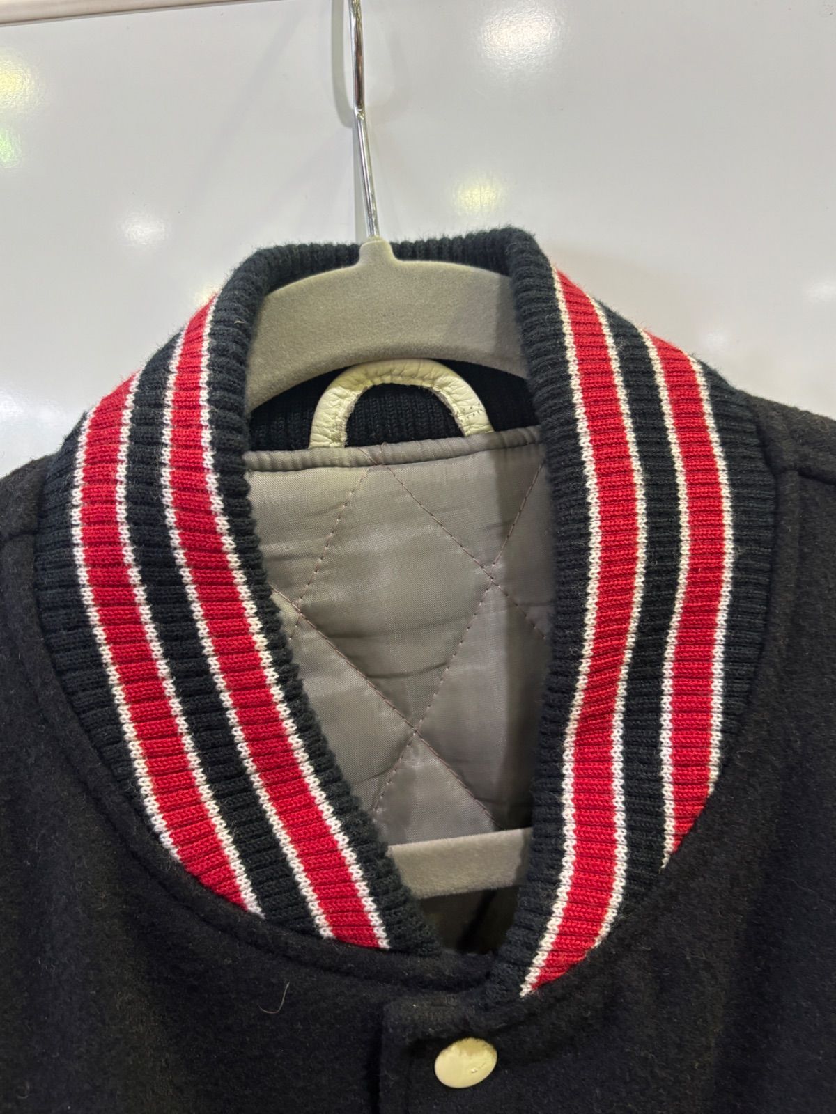 質Banana】00s アサヒ スーパードライ/SUPER DRY 牛革スタジャン