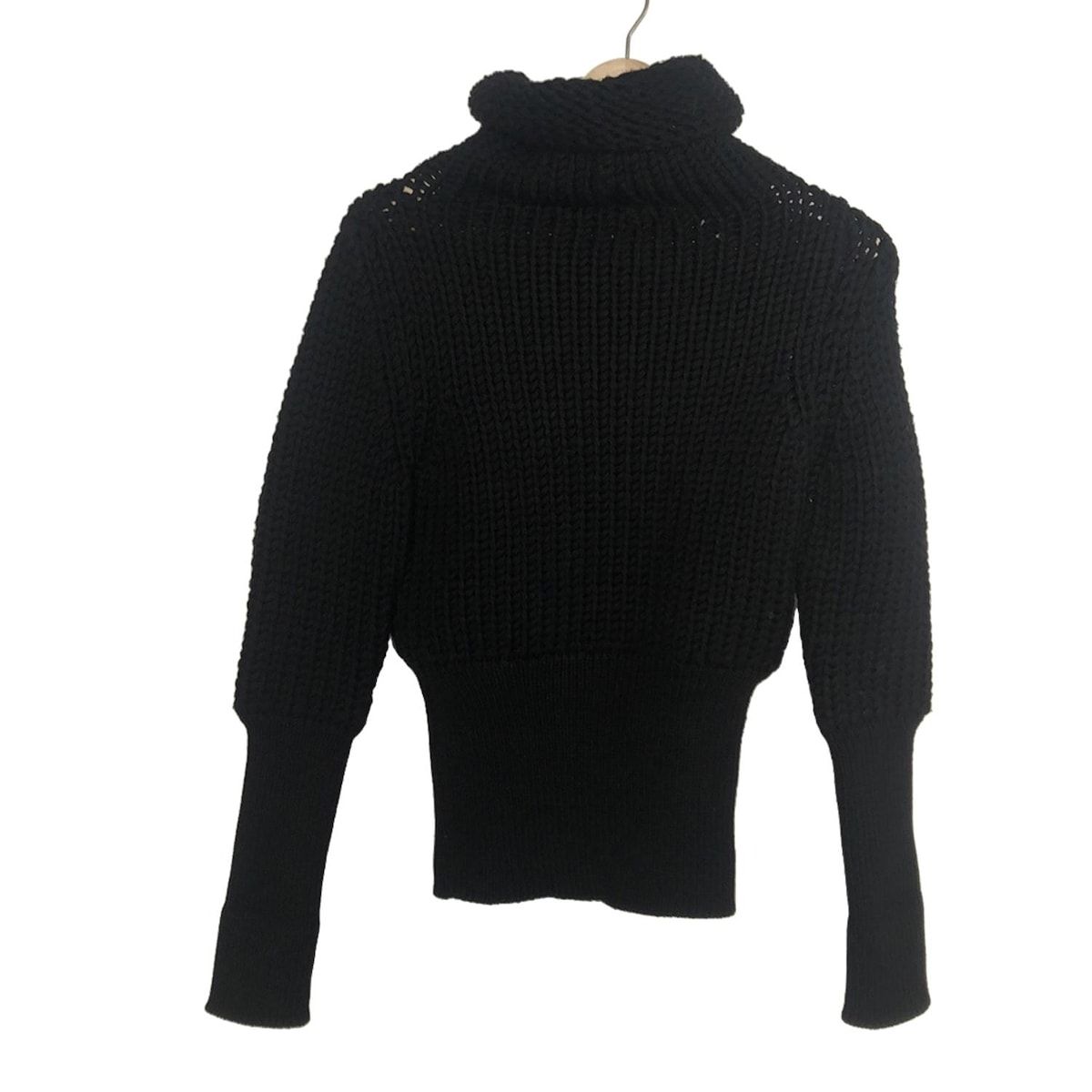 ファイン ソフト カシミア タートルネックセーター ・ダークブルー