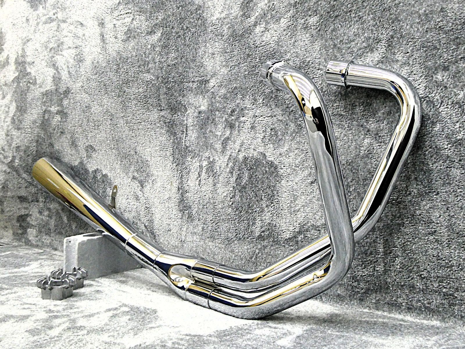 ホーク2 クロス メガホン マフラー TN鉄 メッキ CB250T CB400T - メルカリ