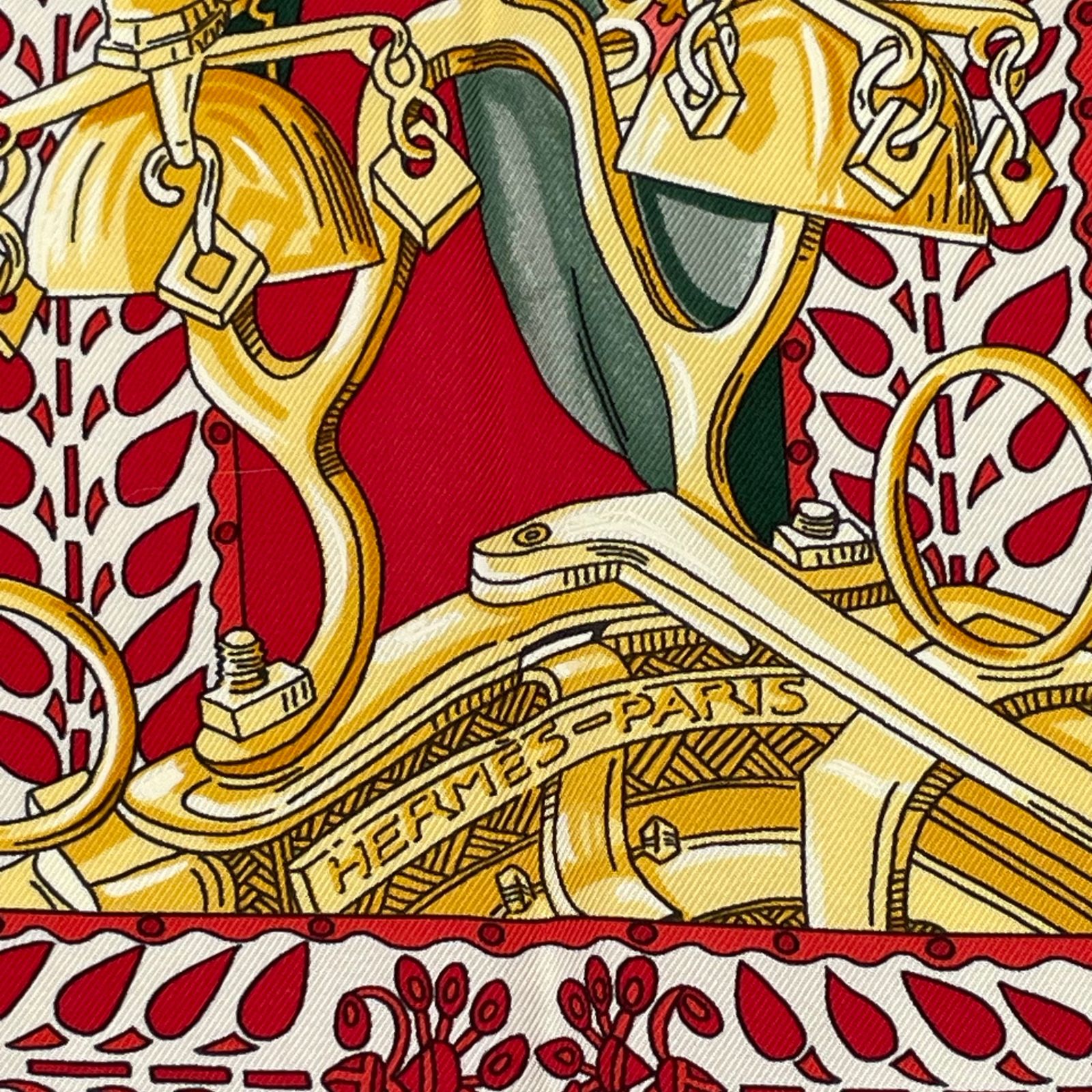 極美品 HERMES エルメス スカーフ カレ90 LA DANSE DU CHEVAL MARWARI