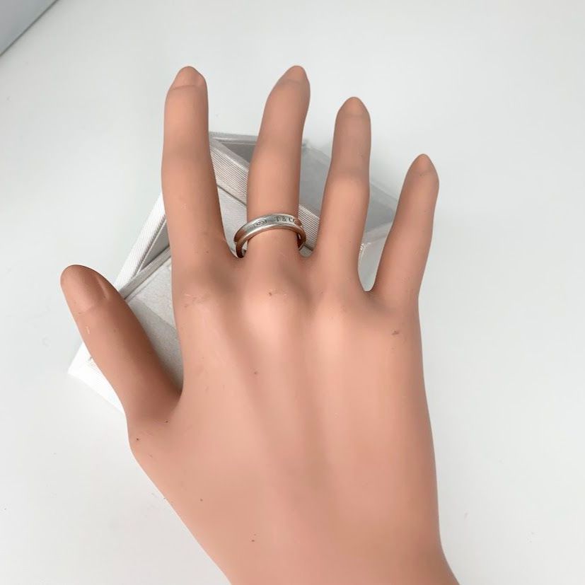TIFFANY & Co. ティファニー 1837 ナローリング 指輪 シルバー 925