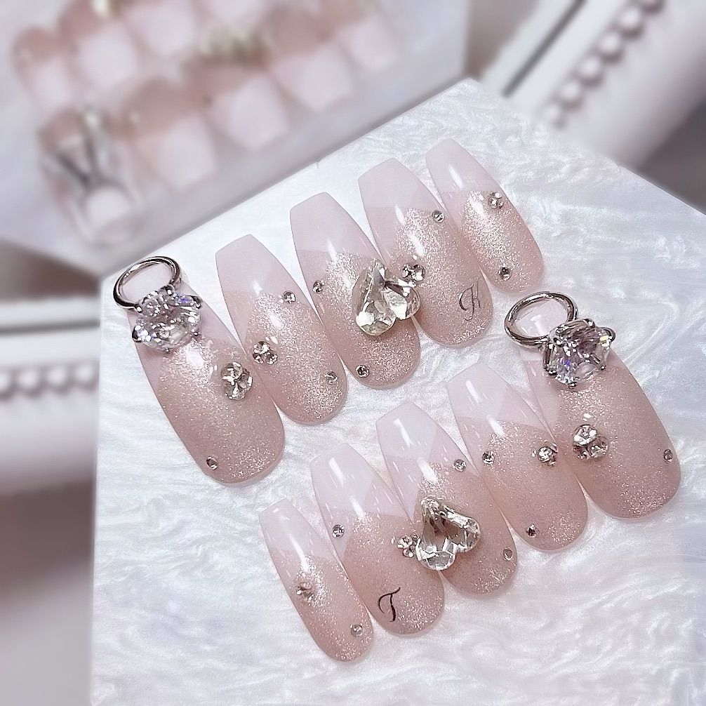 ネイルチップ ネイルパーツ 指輪ネイル マグネットネイル フレンチ