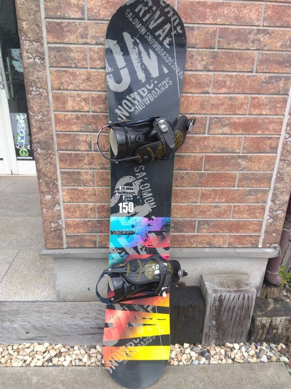 サロモン SALOMON RIVAL ライバル メンズ スノーボード板 150 カラフル