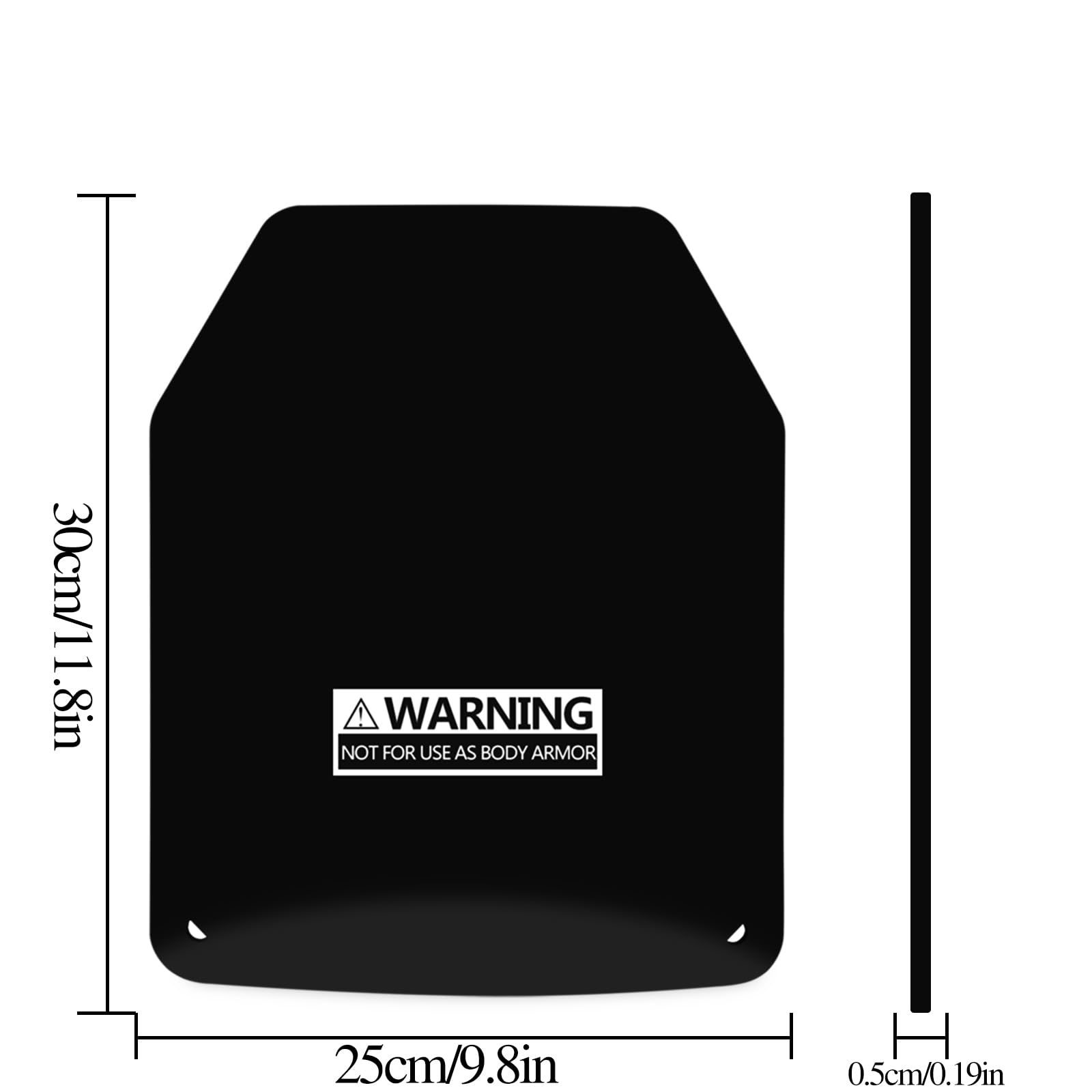 新品 [TWINFALCONS] 防弾プレート 鉄板 NIJ III スチール素材 2枚
