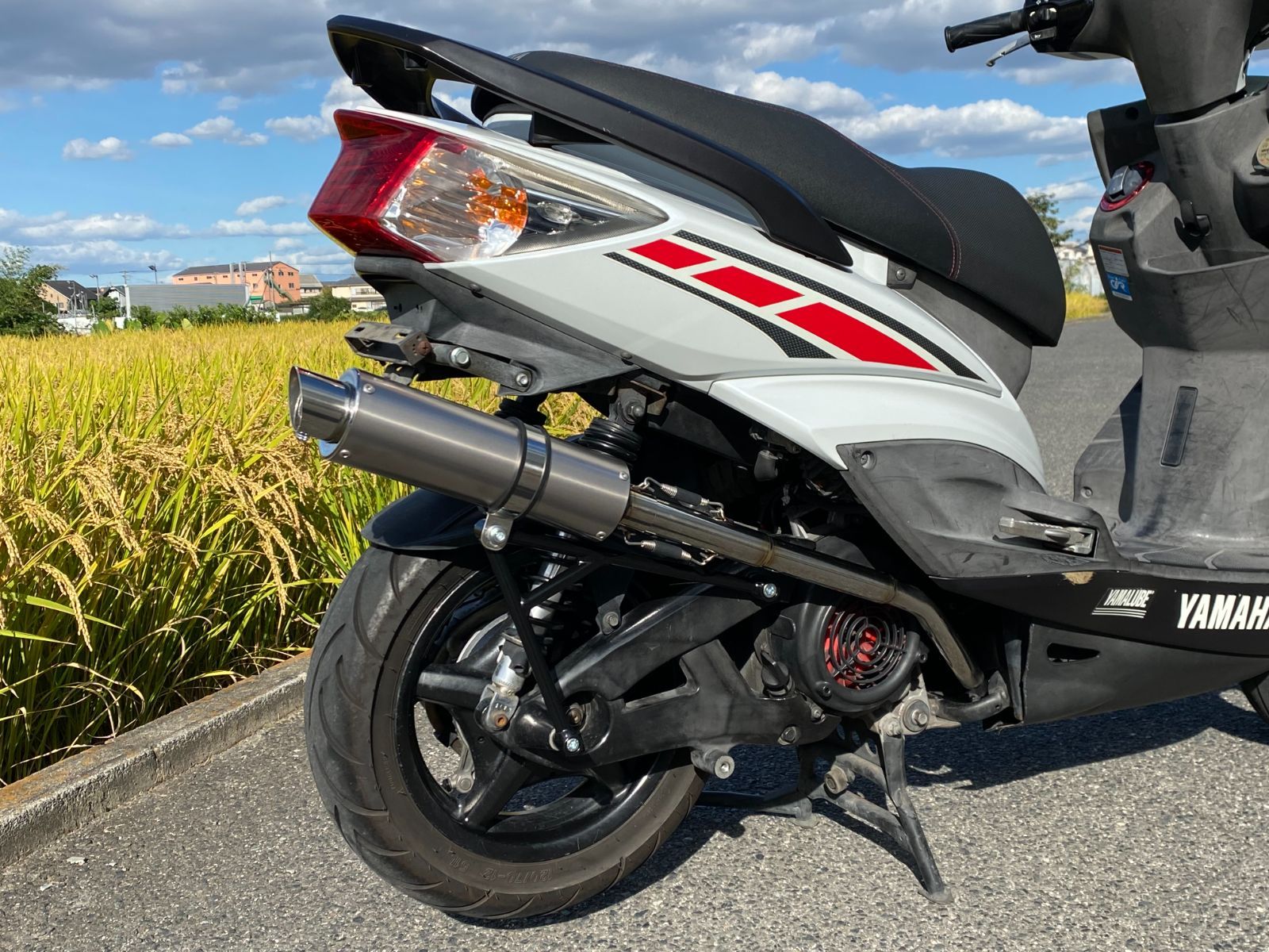 公式 ガレージ バル製 シグナスXマフラー 2025モデルバッフル付き