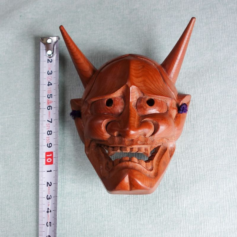 飛騨・一位一刀彫 般若面（小） - メルカリ